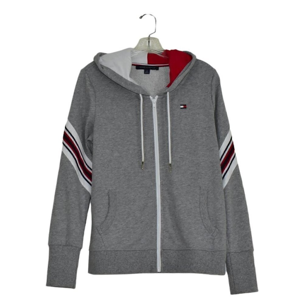 Tommy Hilfiger Hoodie Jacket Gray Size SP